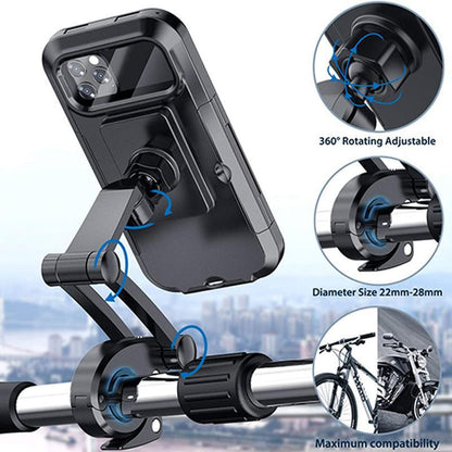 Waterdichte Fiets Telefoonhouder met Draadloos Opladen 15W