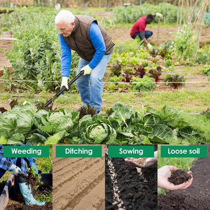Ergonomische Tuinhak met Lange Steel – Onkruid Wieden Zonder Bukken
