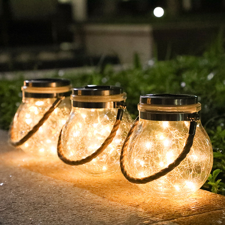 Solar lantaarn voor buiten – warm wit decoratief licht zonder stroom