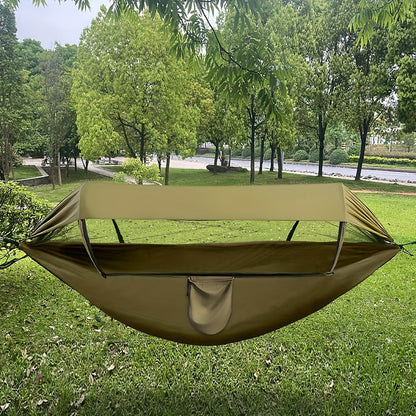 Outdoor Hangmat met Muggennet en Zonnedak – 3-in-1 Camping Hangmat 260x140 cm