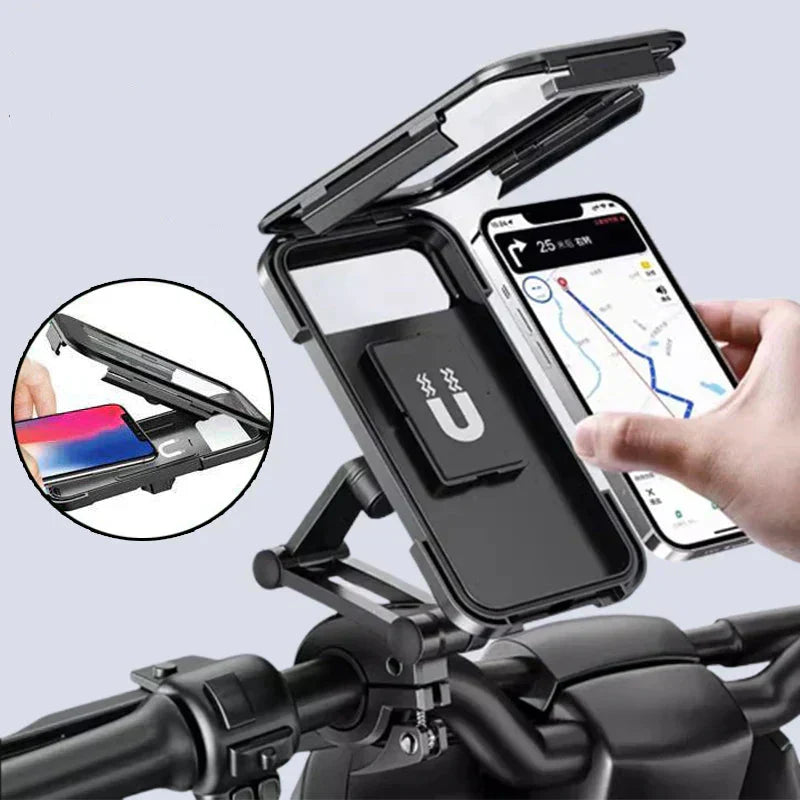 Waterdichte Fiets Telefoonhouder met Draadloos Opladen 15W
