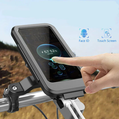 Waterdichte Fiets Telefoonhouder met Draadloos Opladen 15W