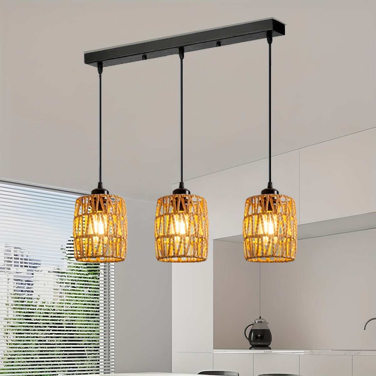 Hanglamp Retro Industrieel – Handgeweven Hanglamp Landelijke Stijl