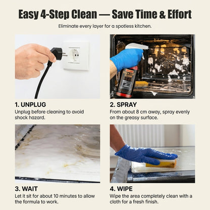 Krachtige Ovenreiniger Spray – Vetoplosser voor Oven, Kookplaat & Grill