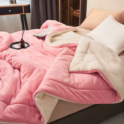 Flanel-fleece knuffeldeken – zacht, warm en machinewasbaar