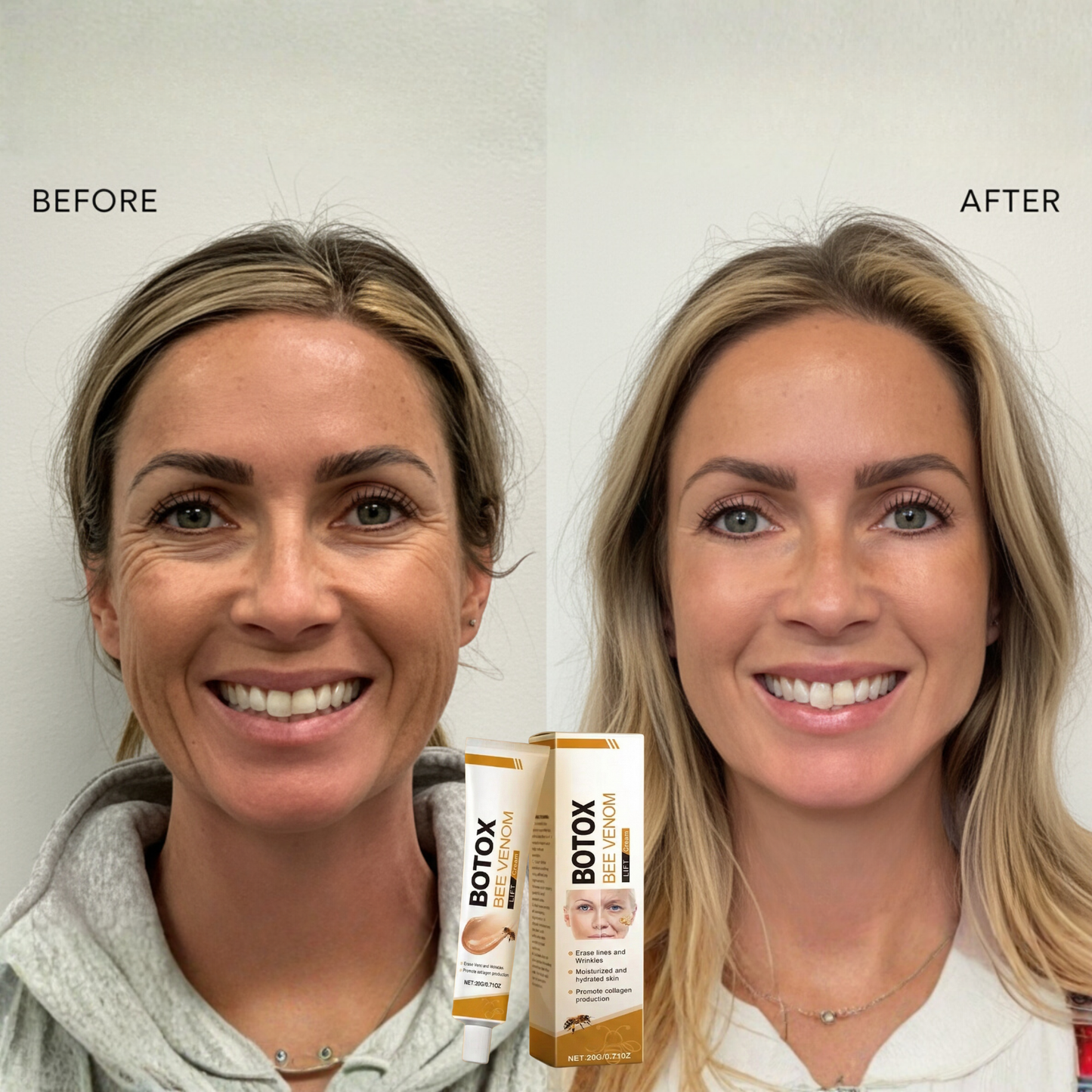 Bijengif Anti-Aging Crème voor Strakke & Gladde Huid