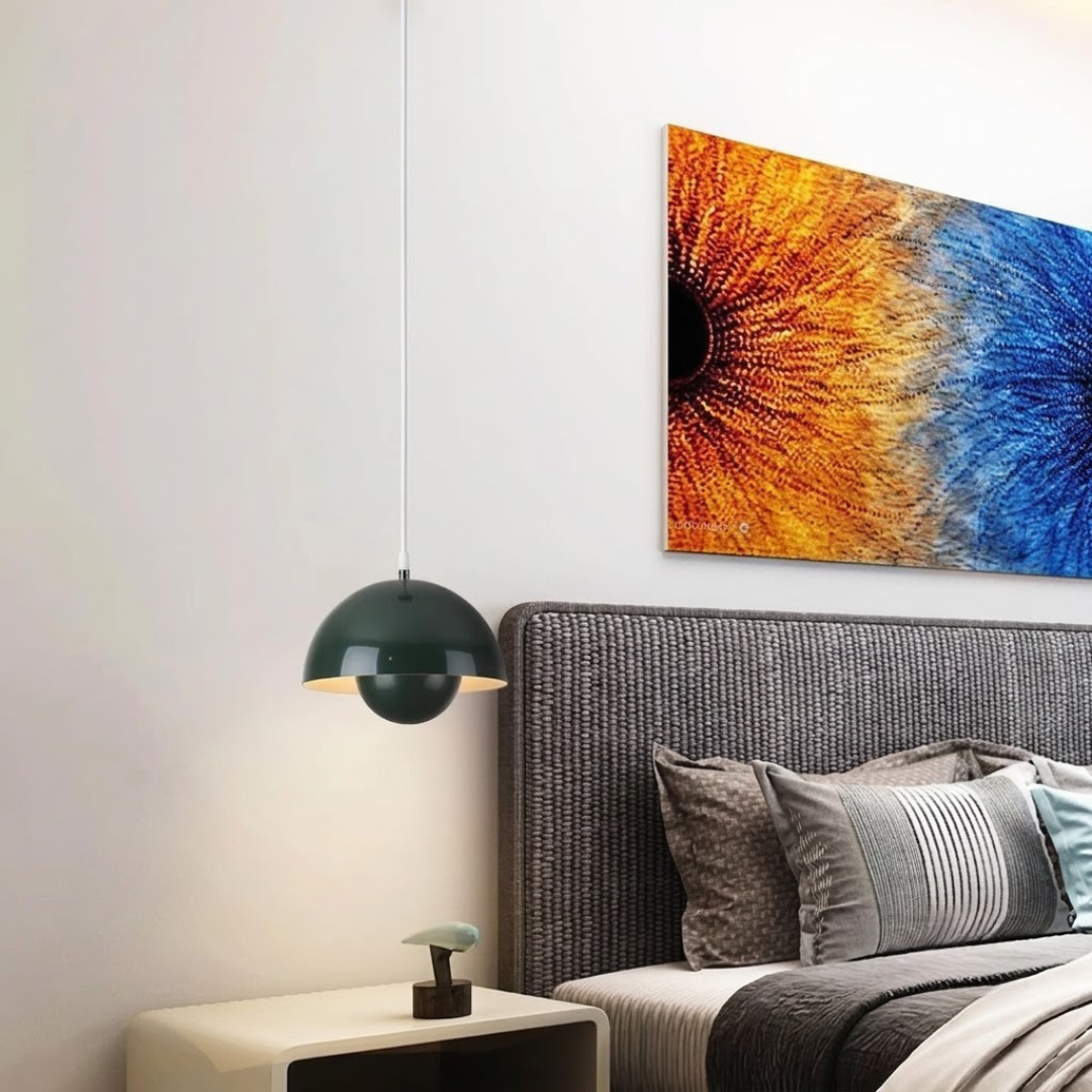 Hanglamp met plantenbak – LED-hanglamp in Scandinavische stijl