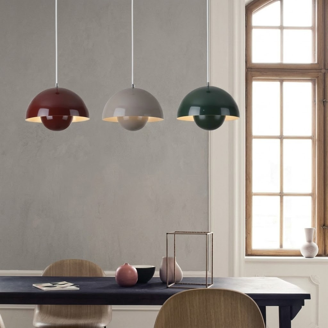 Hanglamp met plantenbak – LED-hanglamp in Scandinavische stijl