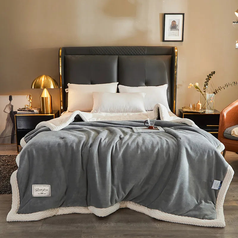 Fleece deken tweepersoons 150x200 cm – warm en zacht