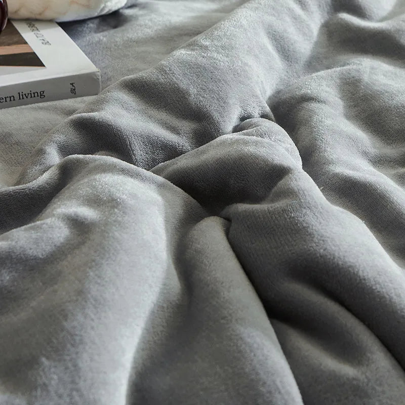 Fleece deken tweepersoons 150x200 cm – warm en zacht