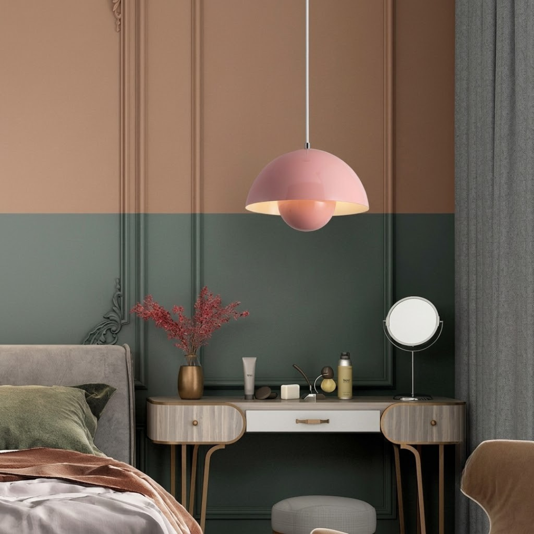 Hanglamp met plantenbak – LED-hanglamp in Scandinavische stijl