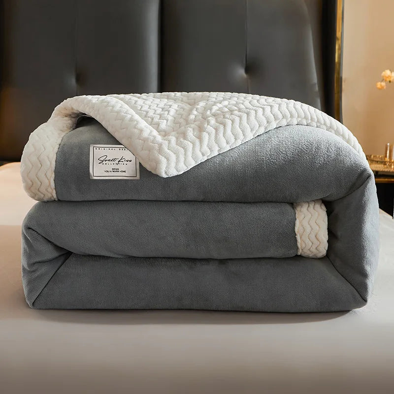 Fleece deken tweepersoons 150x200 cm – warm en zacht