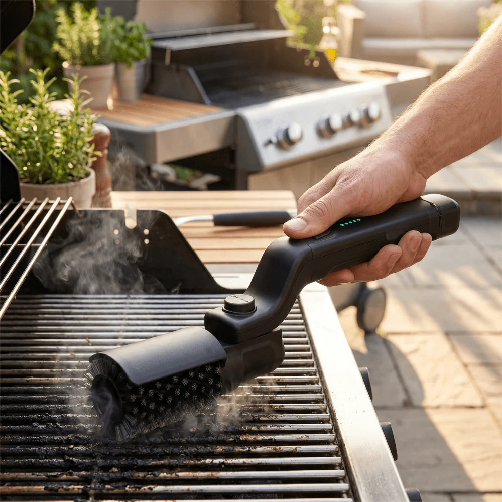 Gemotoriseerde Grillreiniger – Schone Roosters in 2 Minuten Zonder Schrobben