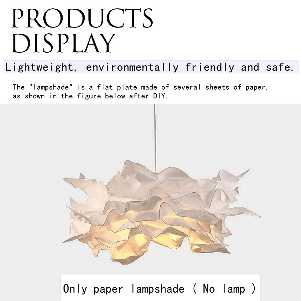 Decoratieve Wolkenlamp – Sfeervolle Hanglamp voor Woonkamer & Slaapkamer