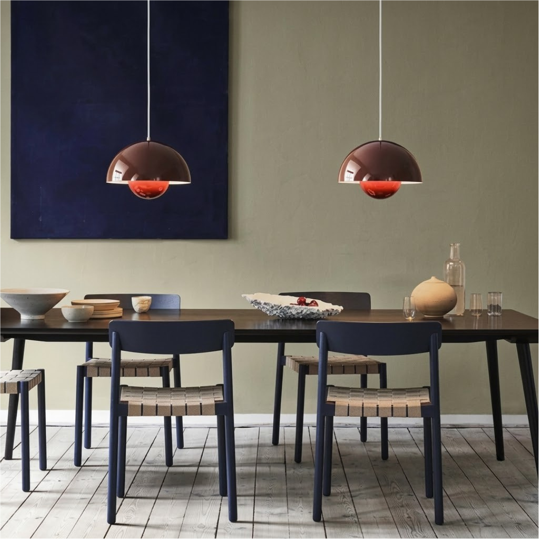 Hanglamp met plantenbak – LED-hanglamp in Scandinavische stijl