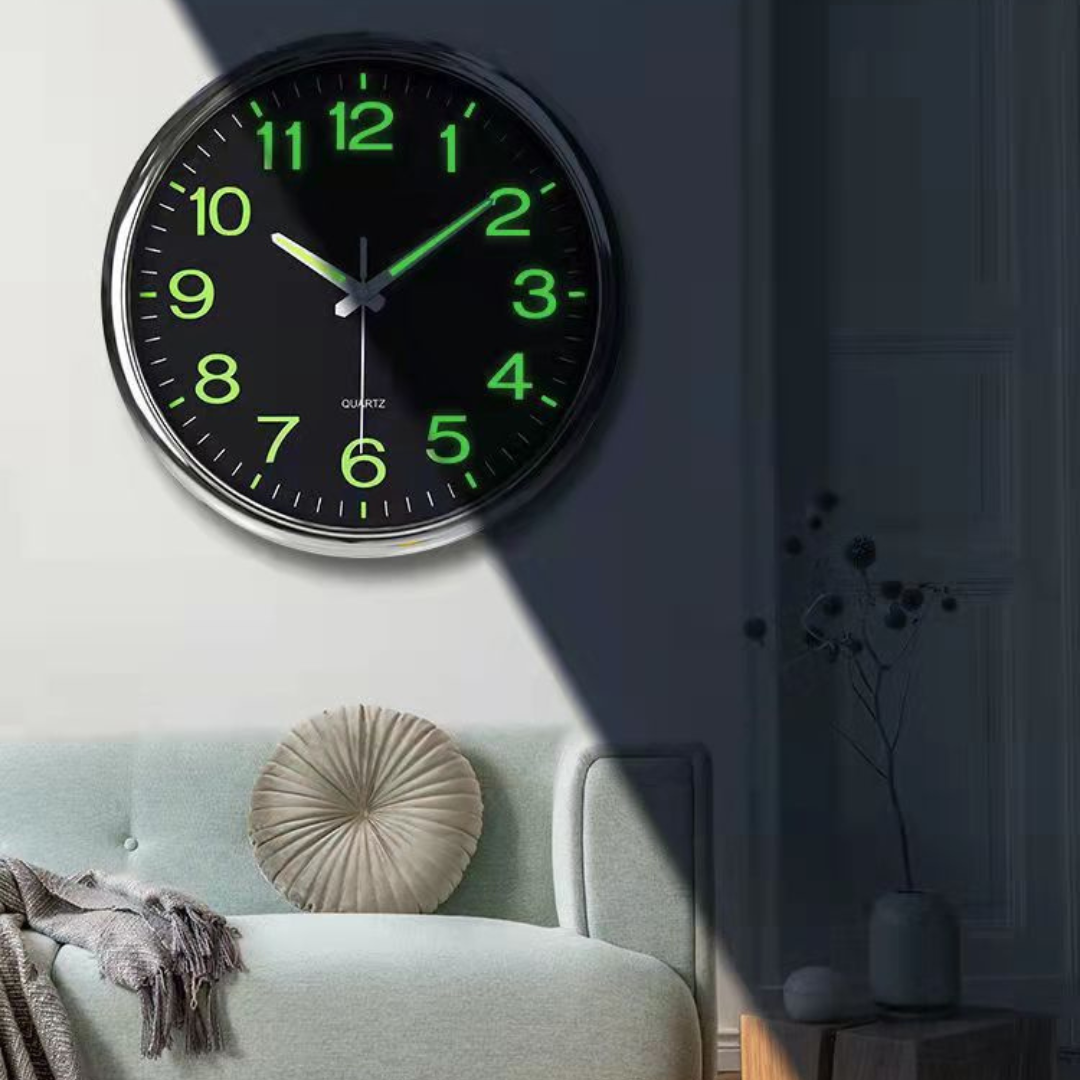 LED Wandklok met Verlichting – moderne klok voor de woonkamer