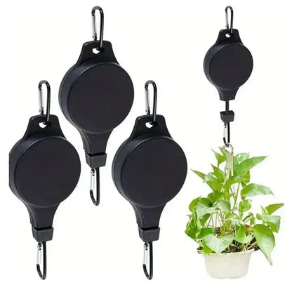 Katrolsysteem voor Hangende Planten met Plafondmontage – Draagt 3 kg