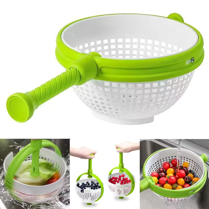 Groente- en Fruitcentrifuge – Wassen en Drogen in Één Stap