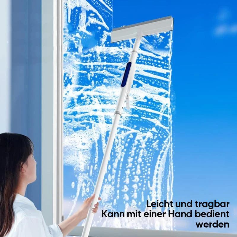 Raamreiniger met Telescoopstang en Dubbele Trekker voor Streepvrije Ramen