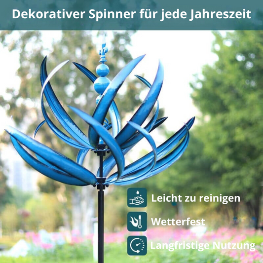 Decoratieve Windwijzer met Lotusbloem Design voor Buiten