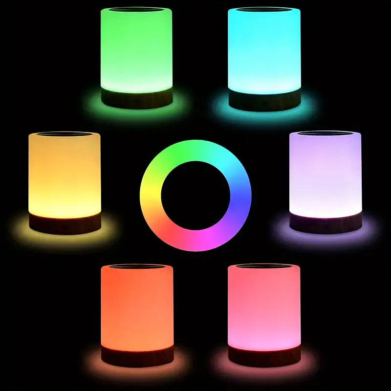 Dimbaar LED-nachtlampje met kleurwisseling voor slaapkamer