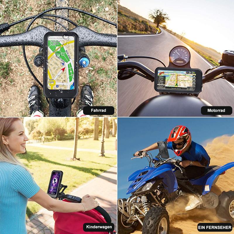 Waterdichte Fiets Telefoonhouder met Draadloos Opladen 15W
