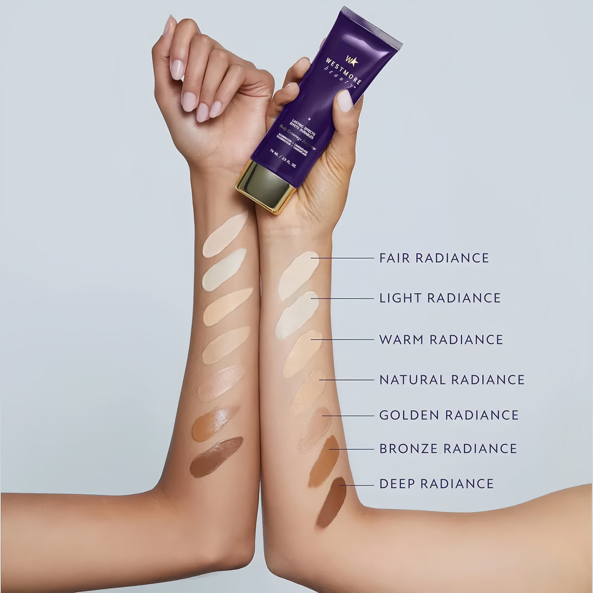 Body Foundation met Opbouwbare Dekking voor Gezicht en Lichaam
