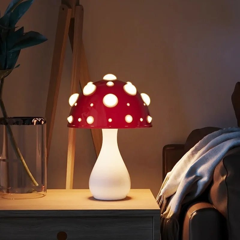 LED tafellamp paddenstoelvorm – sfeervolle dimbare verlichting