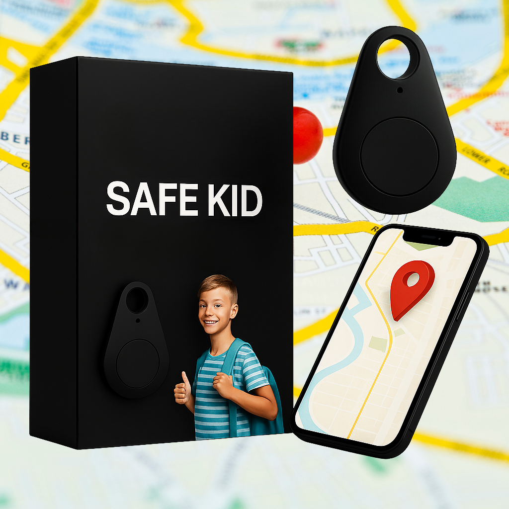 Kinder GPS Tracker waterdicht met SOS-knop – licht & discreet
