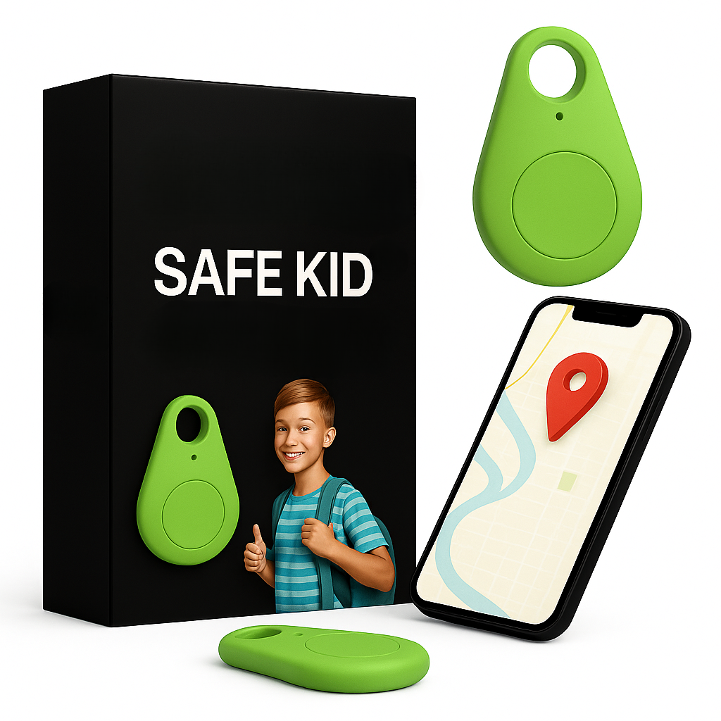 Kinder GPS Tracker waterdicht met SOS-knop – licht & discreet