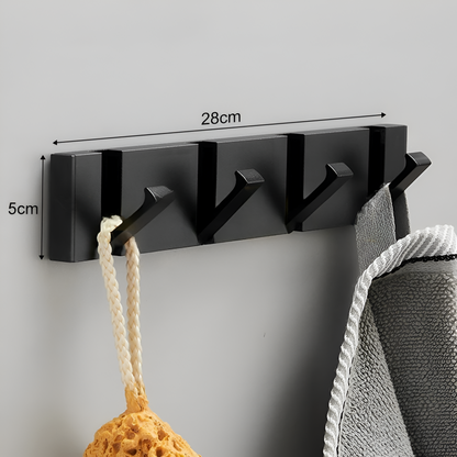 Opvouwbare Wandhaak Zelfklevend – Boorvrij Aluminium Haak voor Badkamer en