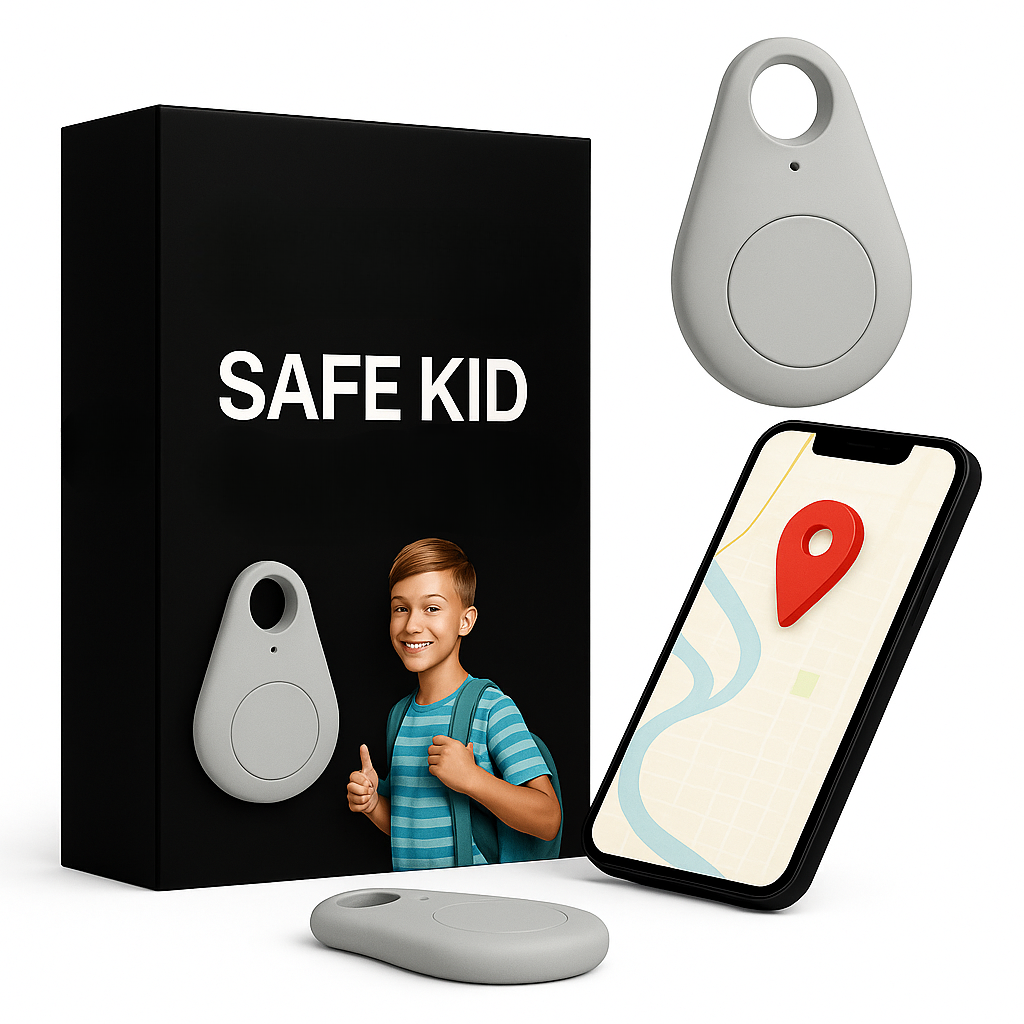 Kinder GPS Tracker waterdicht met SOS-knop – licht & discreet