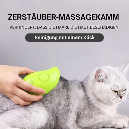 Massagekam met Sproeifunctie voor Honden en Katten – Vachtverzorging