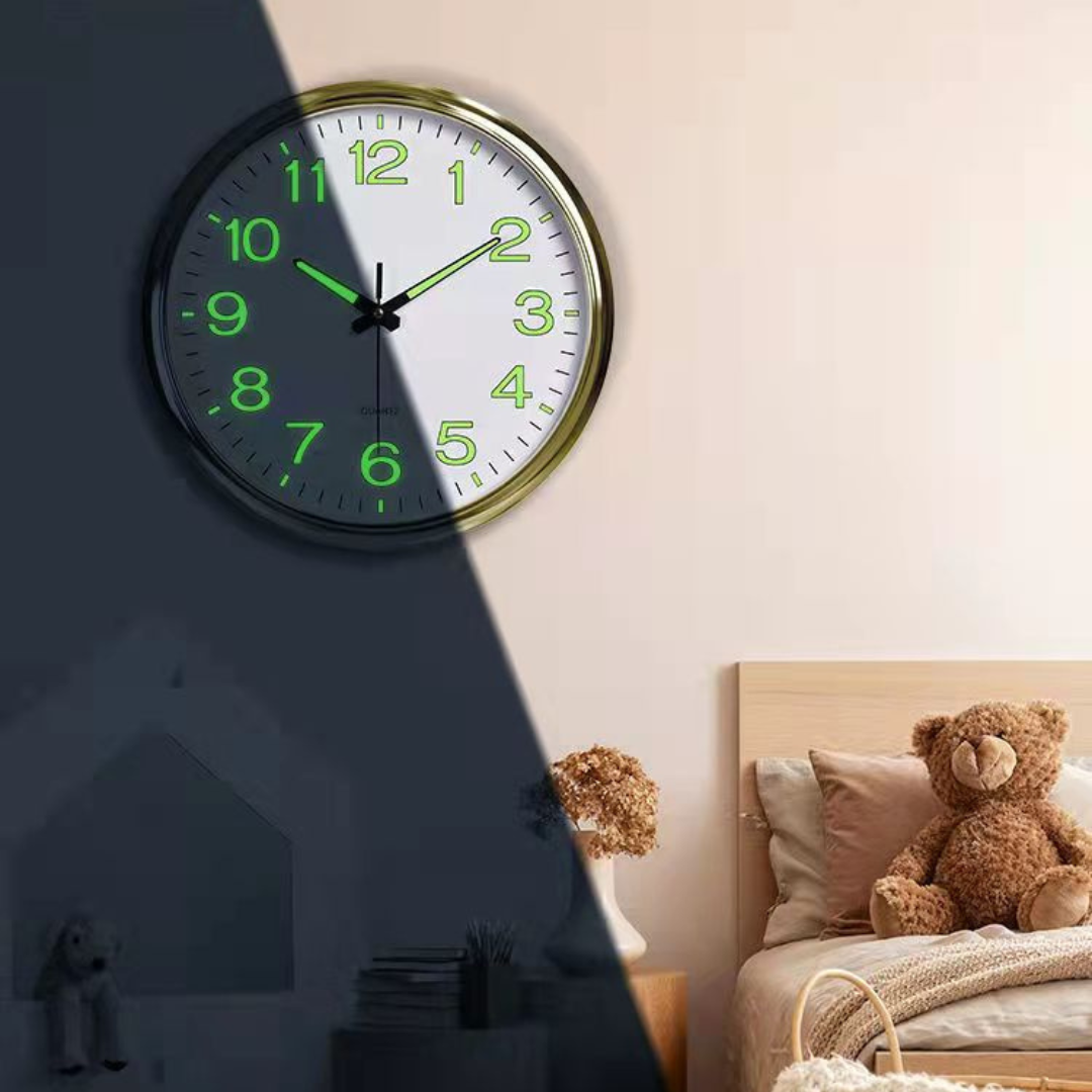 LED Wandklok met Verlichting – moderne klok voor de woonkamer