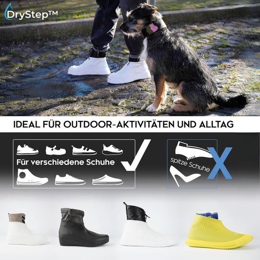Waterdichte Siliconen Overschoenen – Antislip en Opvouwbaar voor Buiten