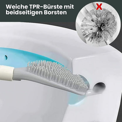 Hygiënische WC-borstel met Ingebouwde Reinigingsmiddelendispenser