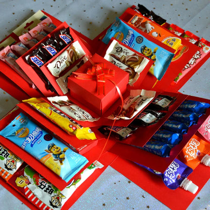 5-Laags Explosiedoos voor Foto's en Cadeaus – DIY Verrassingsdoos