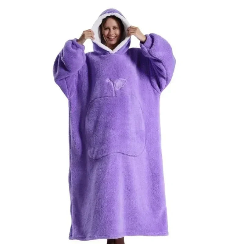 Fleece Hoodie Oversized – zacht, warm en onbeperkt beweeglijk