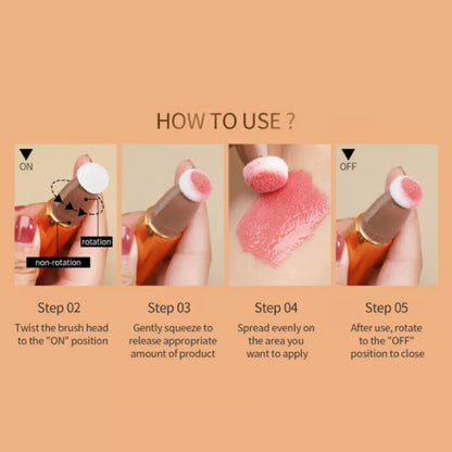 Contour & Blush Duo Pen met Ingebouwde Applicator voor een Stralende Teint