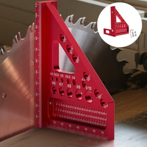 Precisie Aanrij- en Meetgereedschap met Multihoekontwerp voor Hout