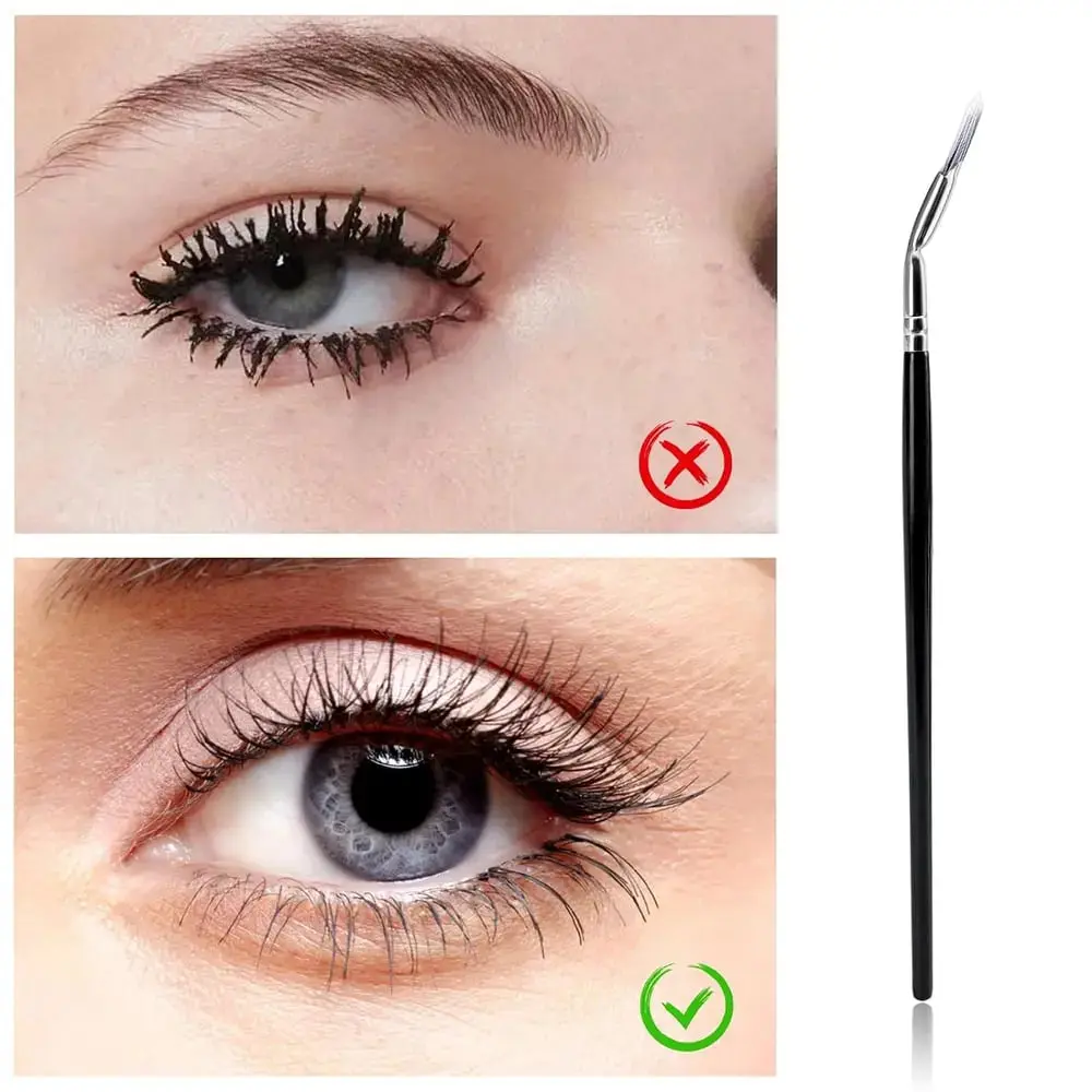 Waaiervorming Wimperborsteltje met Gebogen Kop voor Gespreide Wimpers