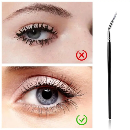 Waaiervorming Wimperborsteltje met Gebogen Kop voor Gespreide Wimpers