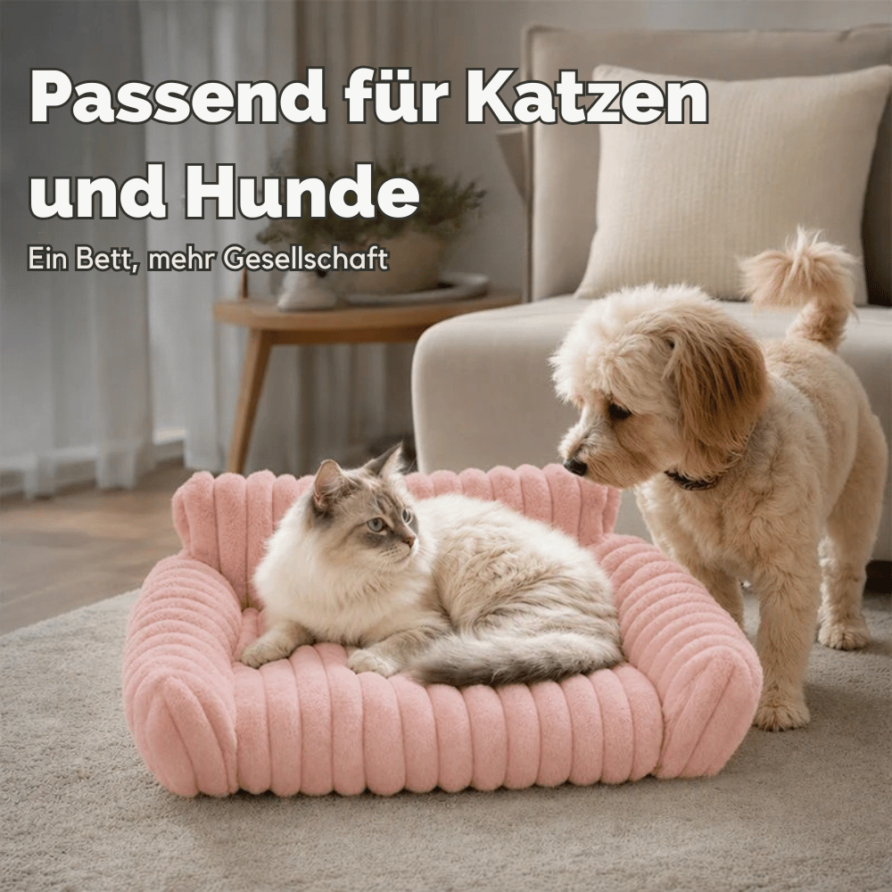 Huisdiermand voor katten en honden – zacht gevoerd met verhoogde randen