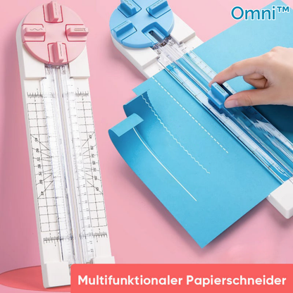 4-in-1 Papiersnijder voor Rechte Sneden, Rondingen & Vouwlijnen