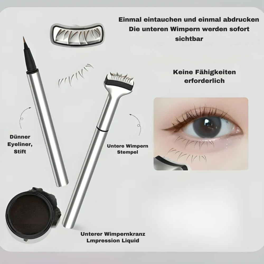 Wimperstempel met Eyeliner – 2-in-1 voor een Strakke Oogopslag