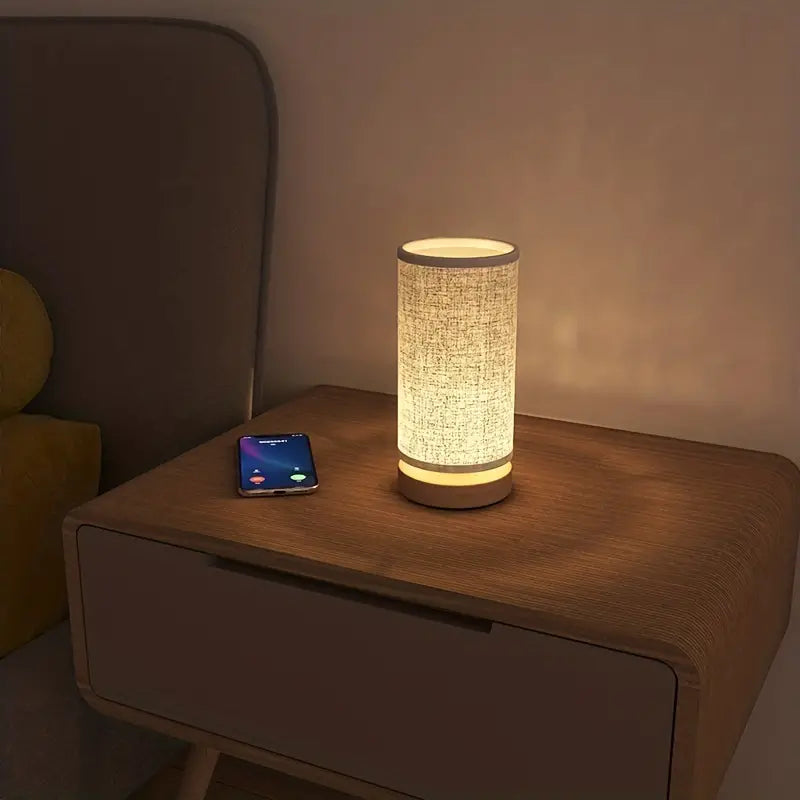 Linnenlook Nachtlamp met zacht licht voor gezellige ruimtes