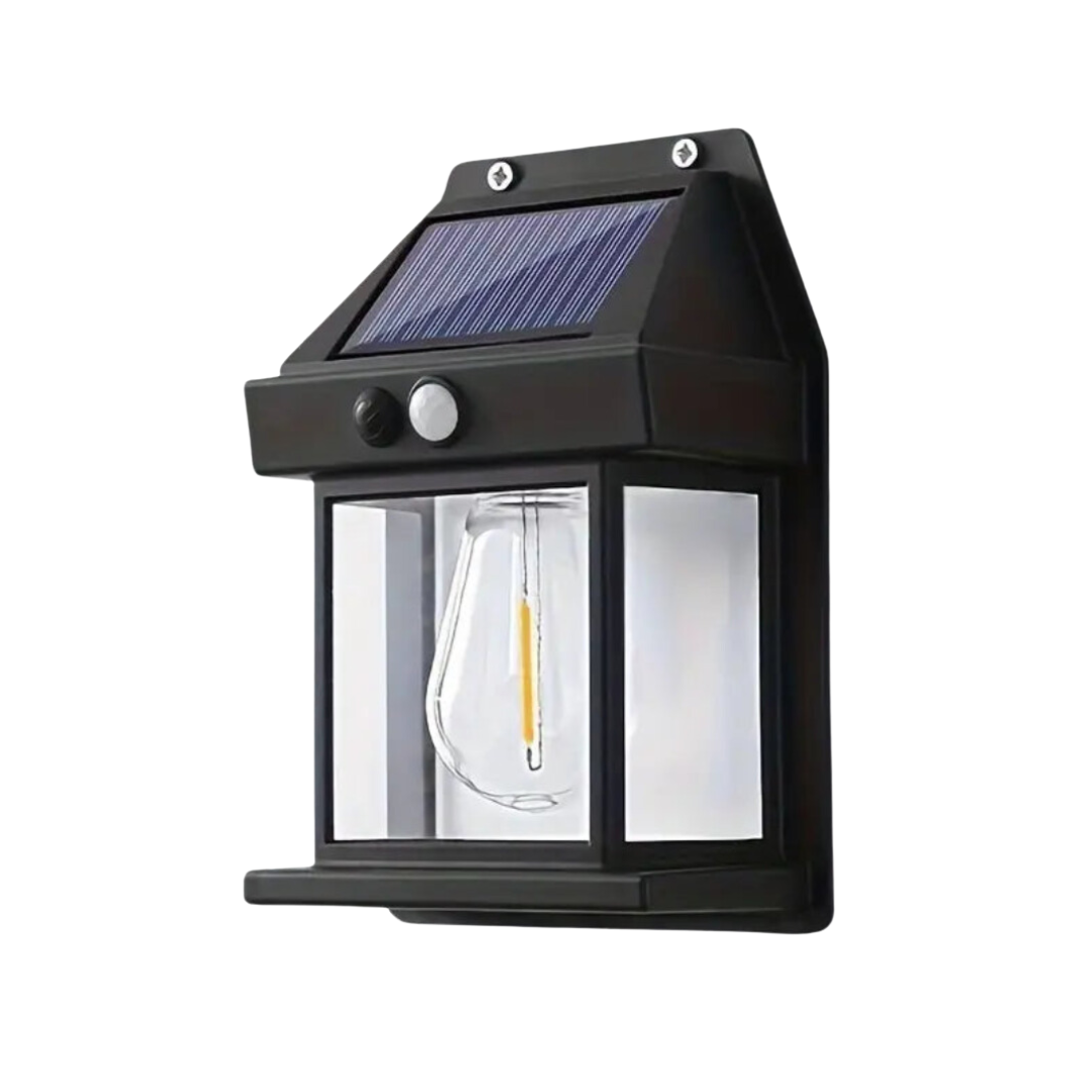 Zonne-energie buitenlamp met bewegingssensor – draadloos & weerbestendig