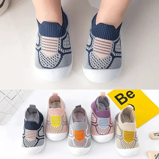 Antislip Babyschoenen met TPR-Zool voor Eerste Stapjes – Maat EU 17-23