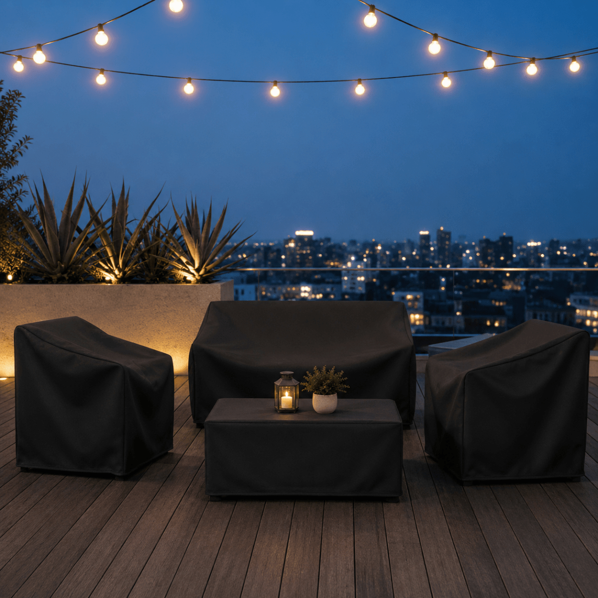 Beschermhoes tuinmeubelen – stof- en spatwaterdicht