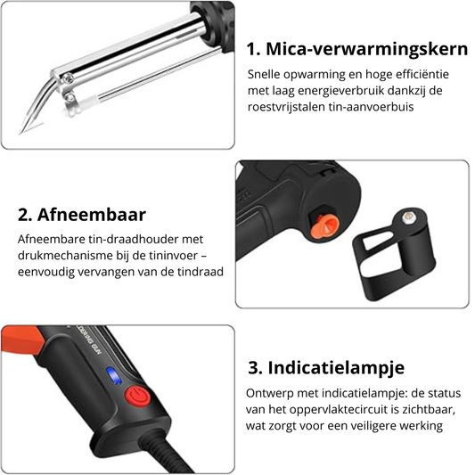 Elektrisch Las- en Snijgereedschap met Keramisch Element – Snel en Nauwkeurig